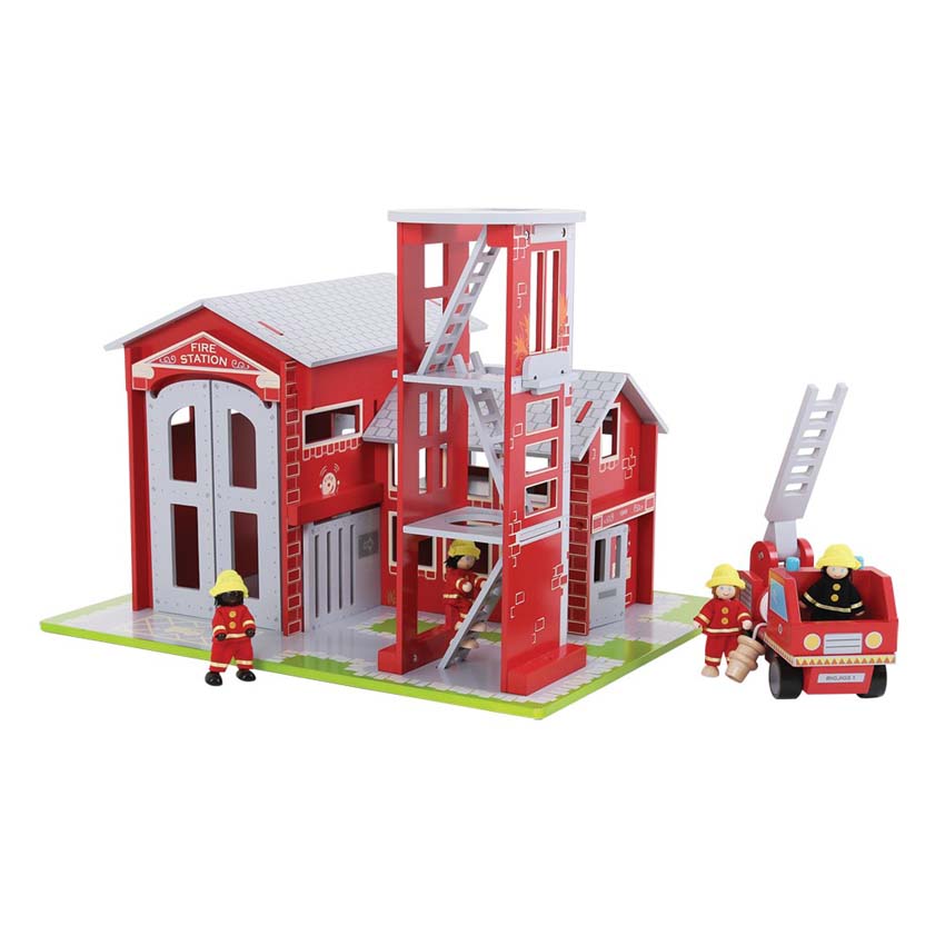 BigJigs Fire Station Play Set
