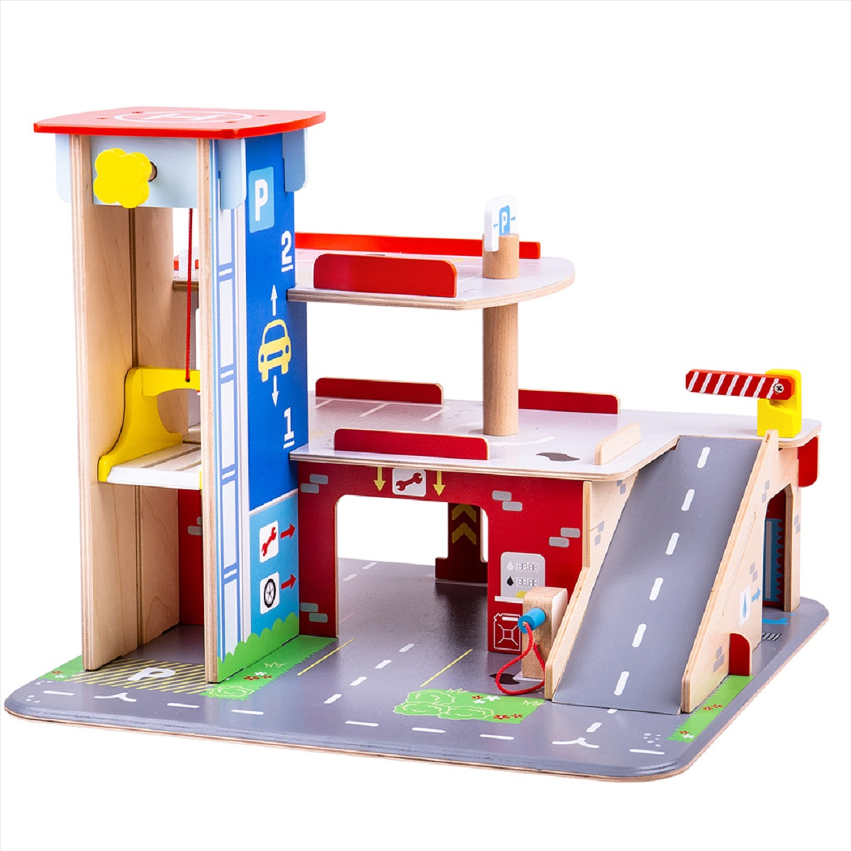 Bigjigs Park and Play Garage