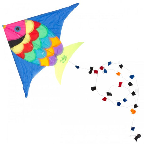 Large Multi Coloured Fish Kite