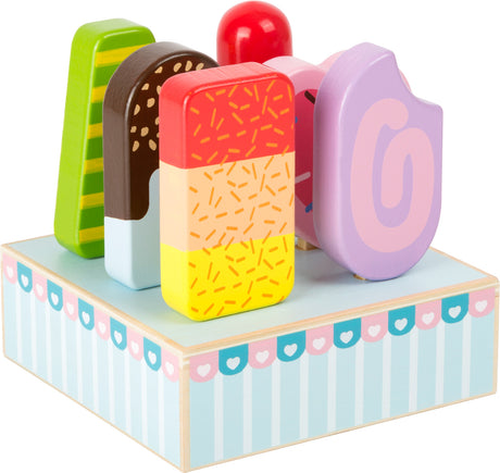 Set of 6 Wooden Ice Lollies