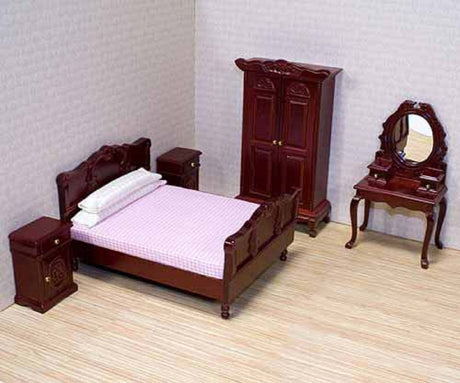 Classic Dolls House Bedroom Furniture Set
