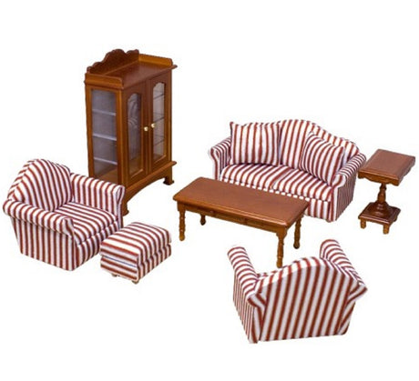 Classic Dolls House Living Room Set