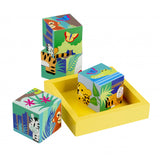 Four Blocks Jungle Animal Puzzle