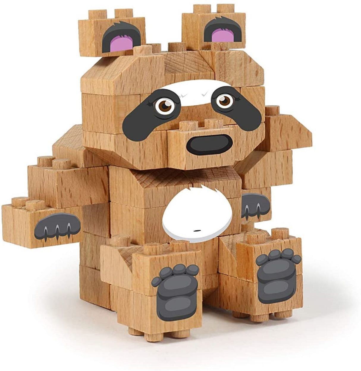 Wooden Build A Panda Kit