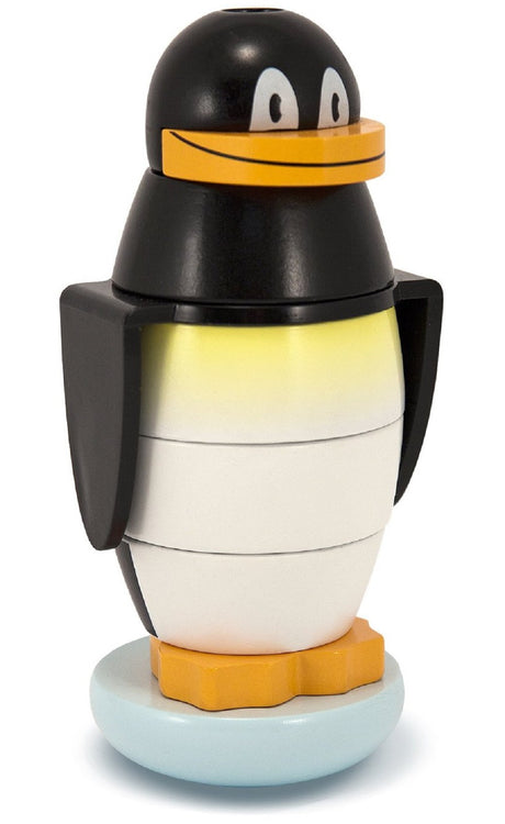 Stacking Wooden Penguin Toy