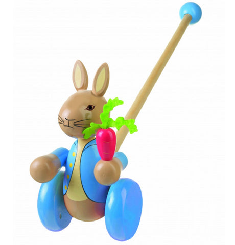 Push Along Wooden Peter Rabbit
