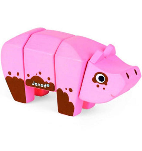 Wooden Pig Animal Kit