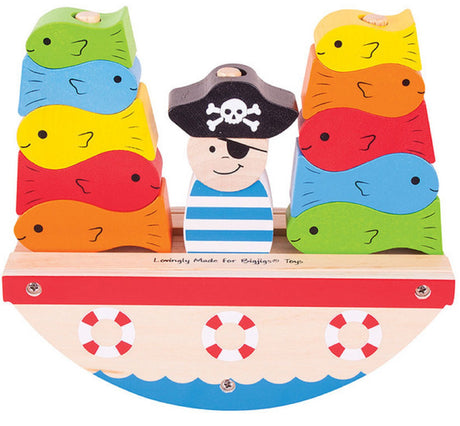 Stacking Pirate Ship Puzzle