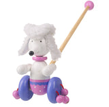 Push Along Wooden Pom Pom the Poodle