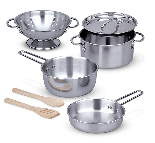 Melissa and Doug Metal Pots & Pan Set 