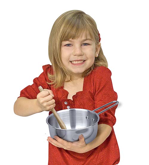 Melissa and Doug Metal Pots & Pan Set 