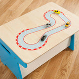 Millhouse Race Track Toy Box and Desk