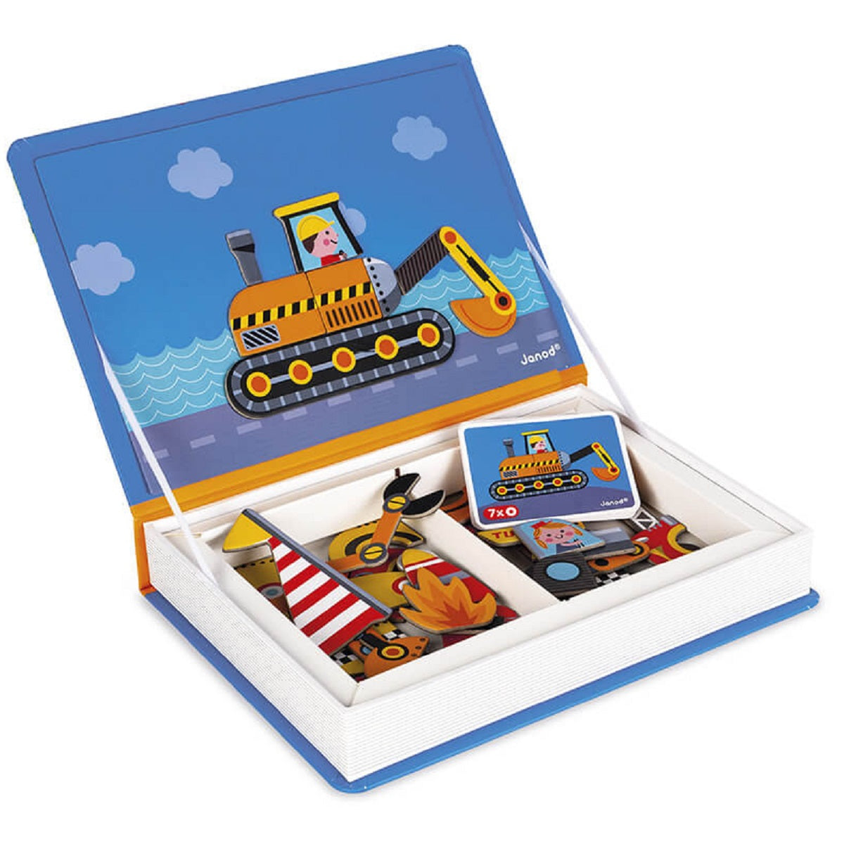 Magnetic Book with 50 Magnets - Racers