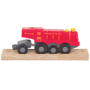 Big Red Steam Battery Operated Locomotive
