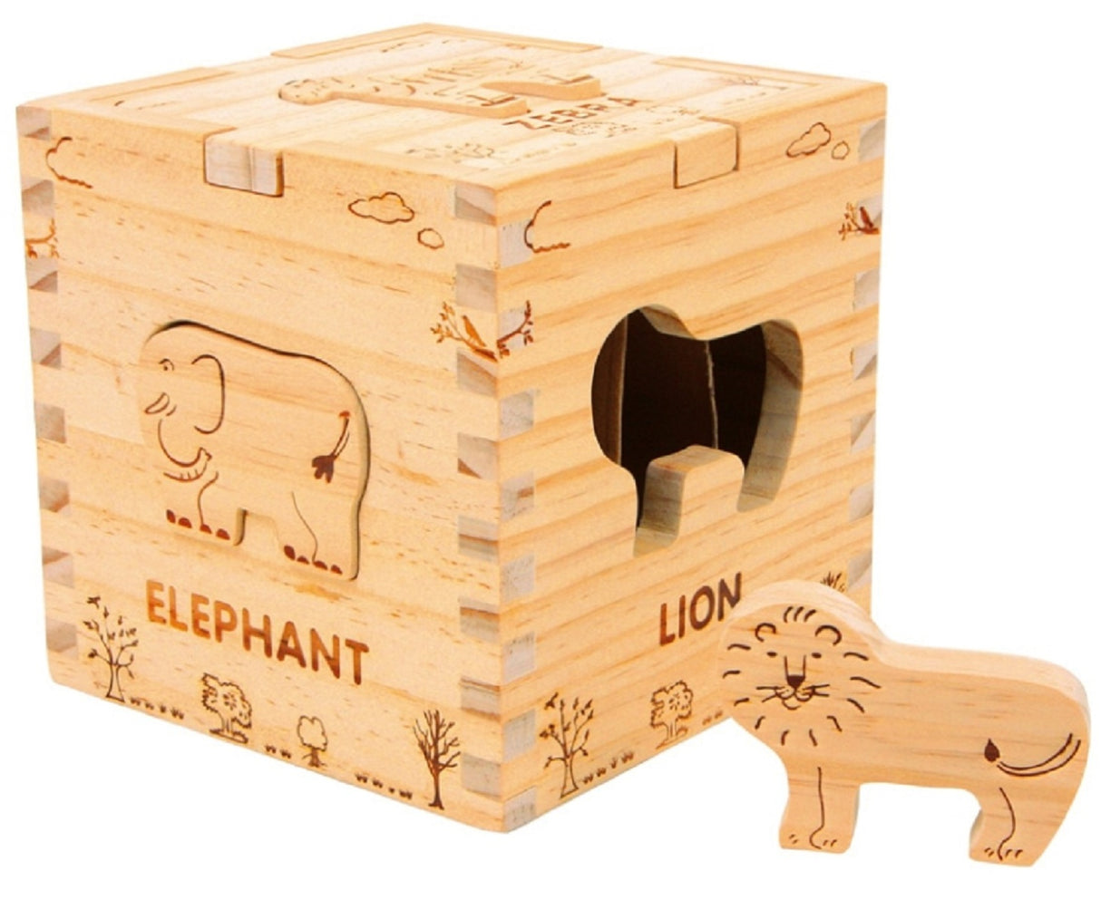 Safari Shape Sorter Cube