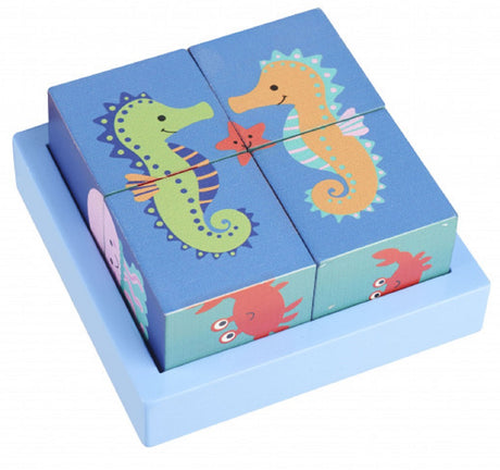 Four Blocks Sealife Puzzle
