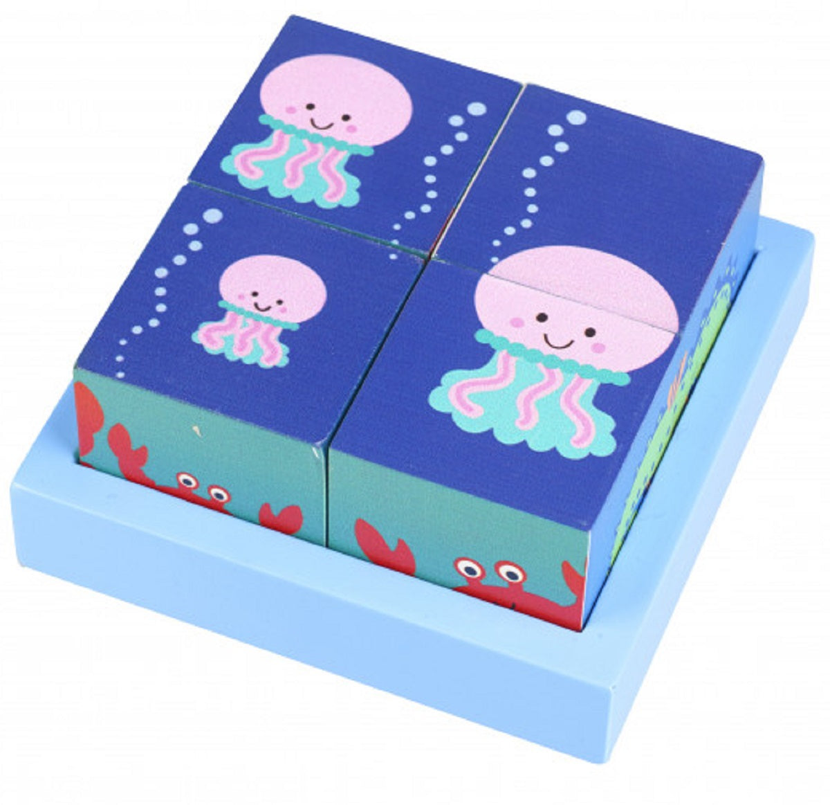 Four Blocks Sealife Puzzle