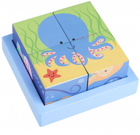 Four Blocks Sealife Puzzle