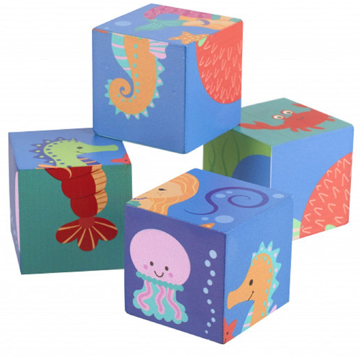 Four Blocks Sealife Puzzle