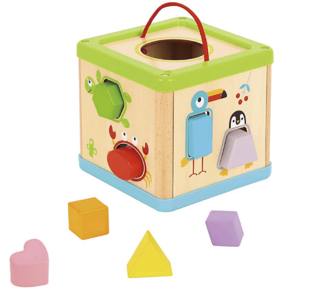 Woody Treasures Shape Sorting Cube