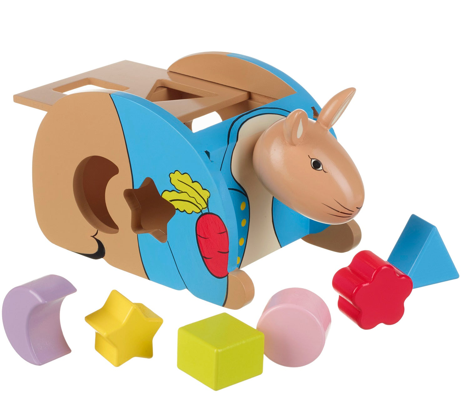 Peter Rabbit Wooden Shape Sorter