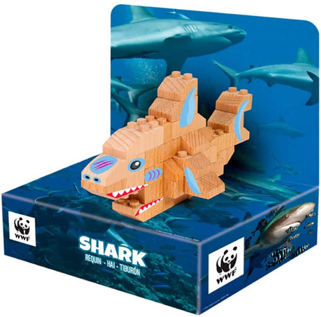 Wooden Build A Shark Kit