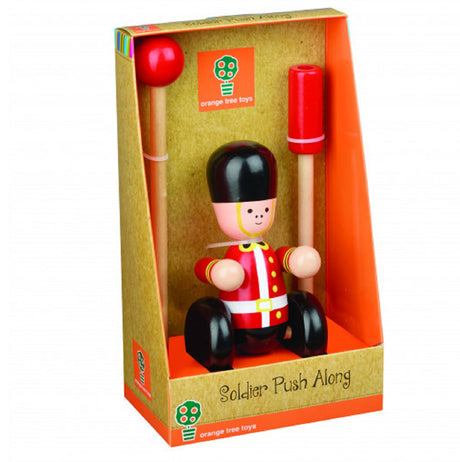 Push Along Wooden Soldier (Gift Boxed)