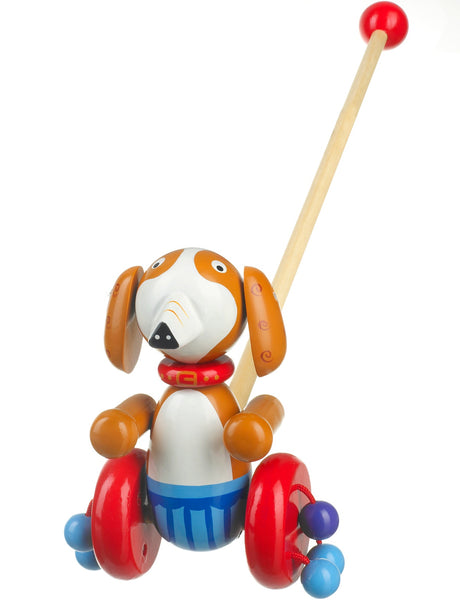 Push Along Wooden Sammy the Spaniel