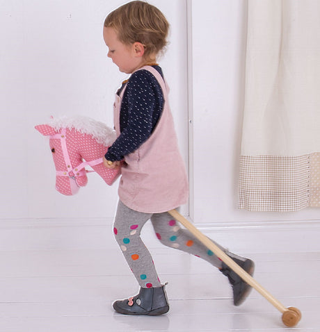 Spotty Pink Hobby Horse