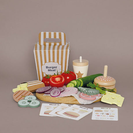 Stacking Wooden Burger Meal 