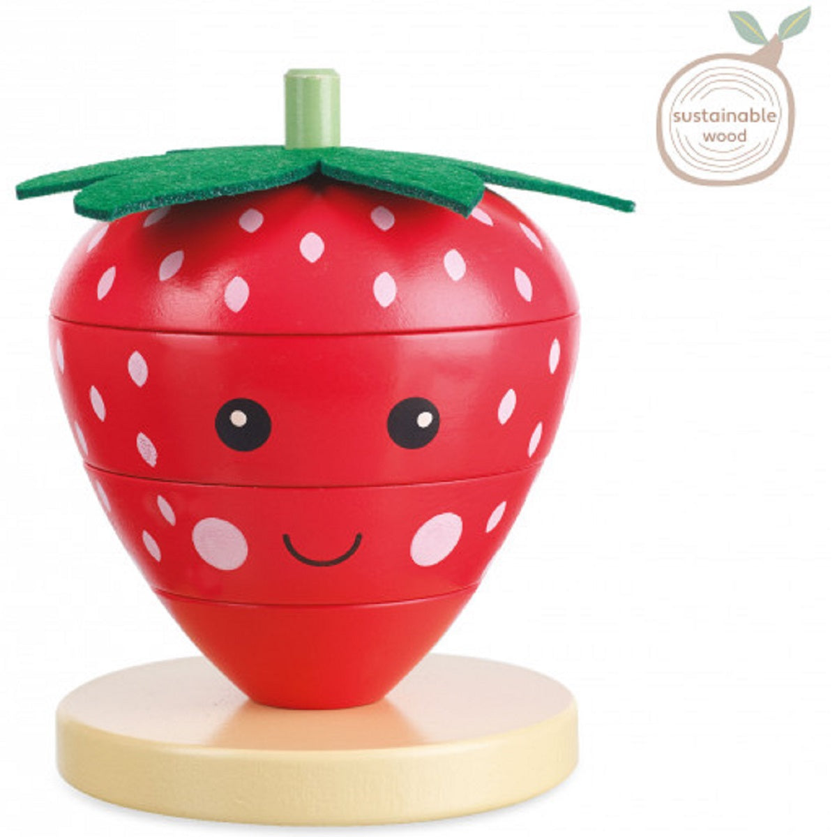 Strawberry Stack & Count Ring