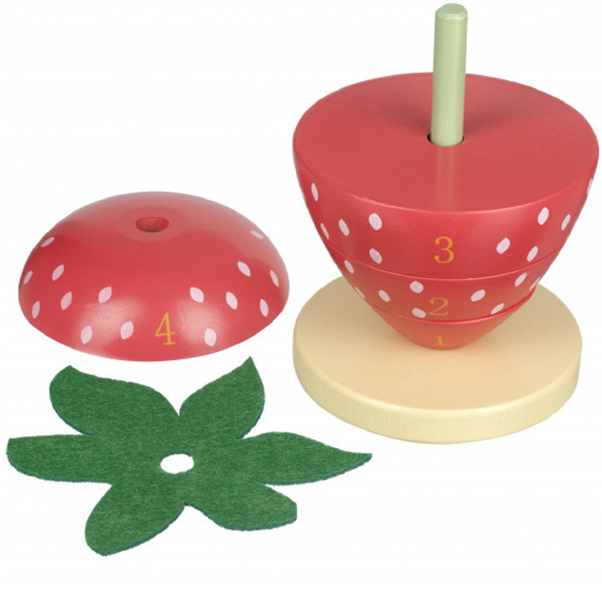 Strawberry Stack & Count Ring
