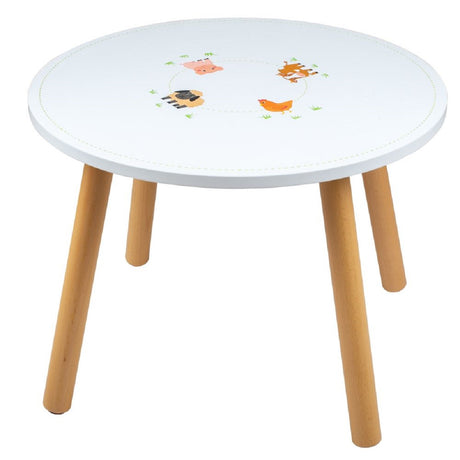 Farm Table and 4 Chairs Set