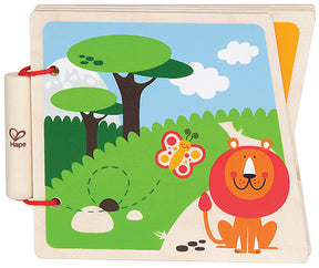 At The Zoo Wooden Book