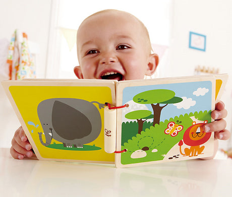 At The Zoo Wooden Book