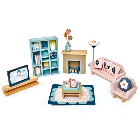 Tender Leaf Toys Dolls Sitting Room Furniture Set