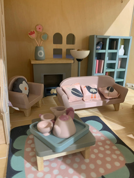 Tender Leaf Toys Dolls Sitting Room Furniture Set