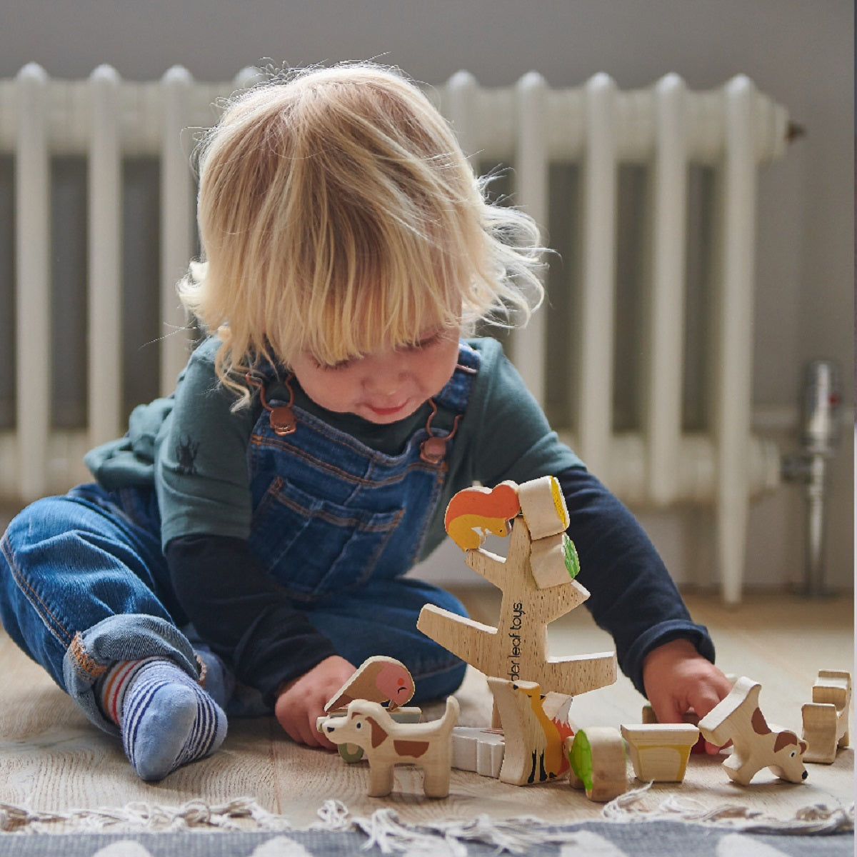 Stacking Garden Friends Puzzle