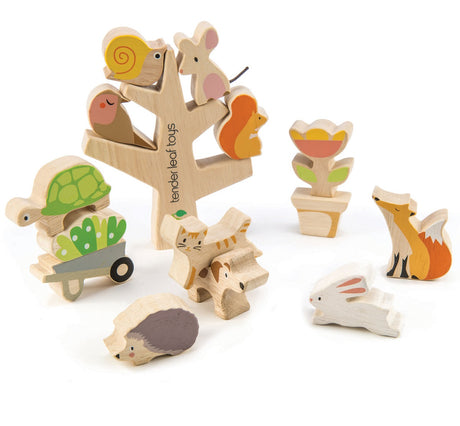Stacking Garden Friends Puzzle