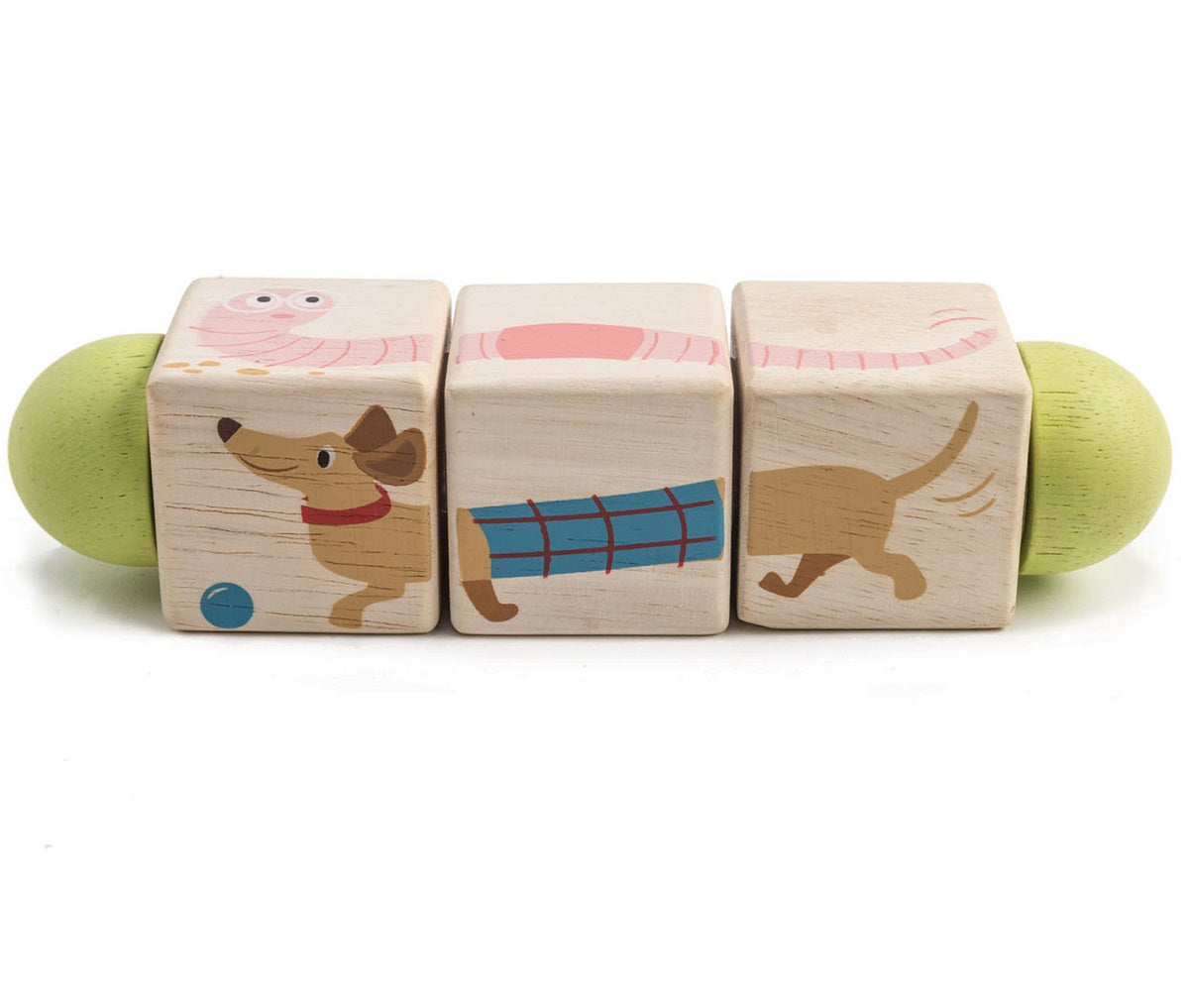 Twist Blocks Puzzle - Garden Friends