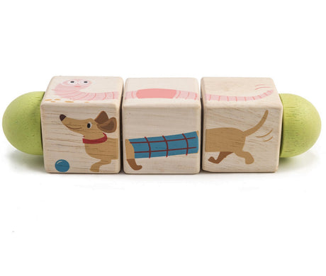 Twist Blocks Puzzle - Garden Friends