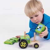 Stacking Wooden Tractor 2