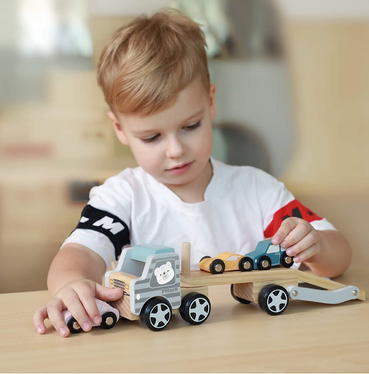 Car Transport Carrier with Cars