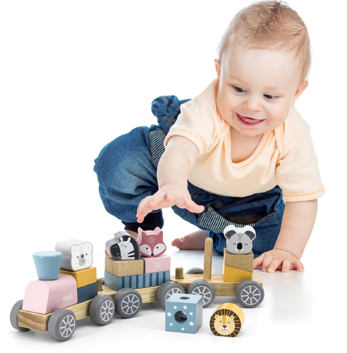 Polar B Stacking Animal Train