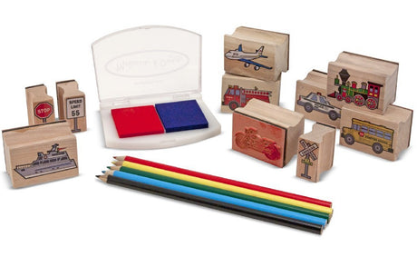 Melissa and Doug Vehicle Stamp Set 