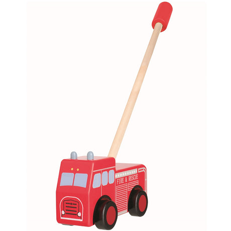 Push Along Vintage Fire Engine