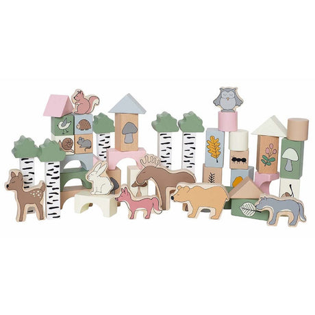 JaBaDaBaDo Forest Building Blocks - 50 Pieces