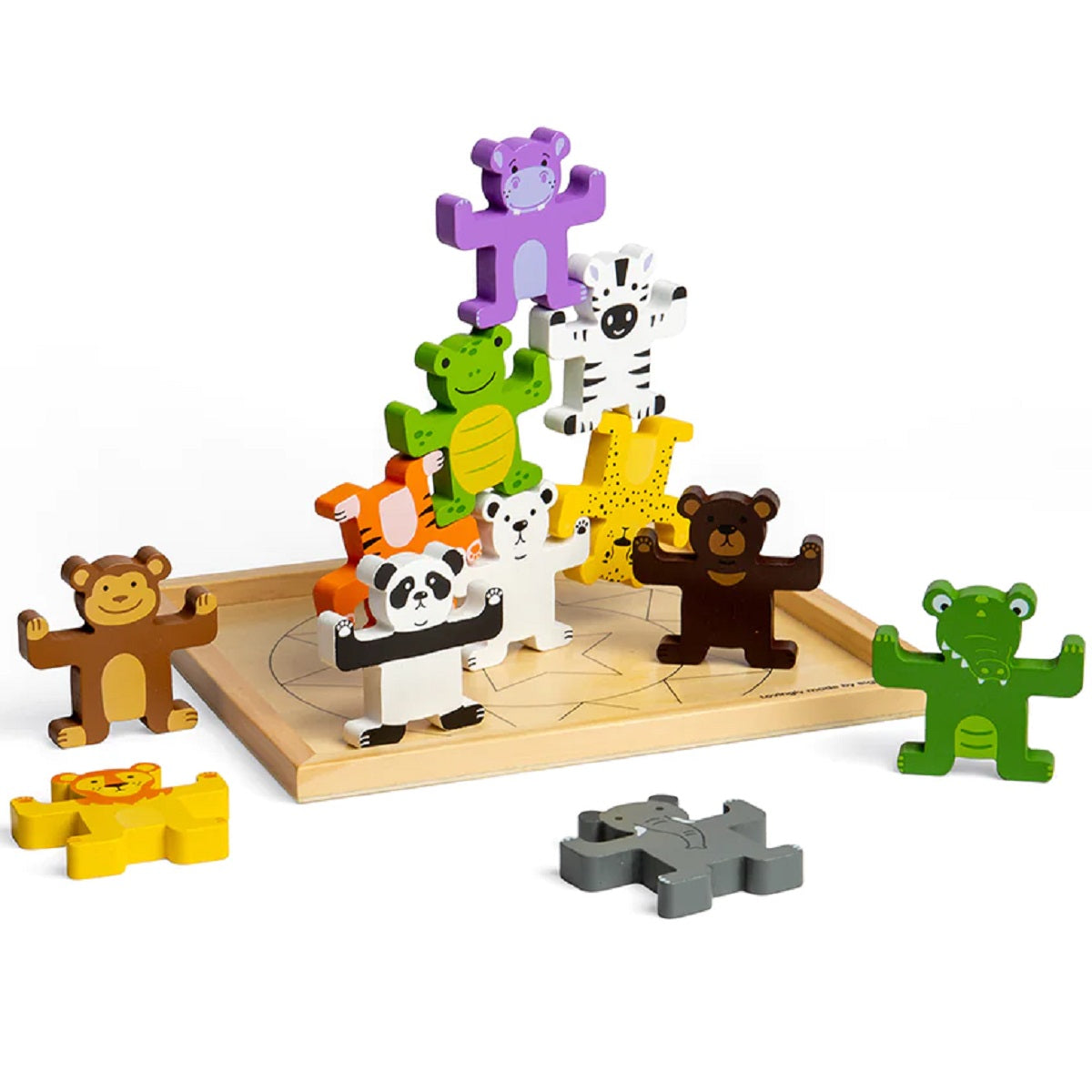 Wild Wooden Stacker Game