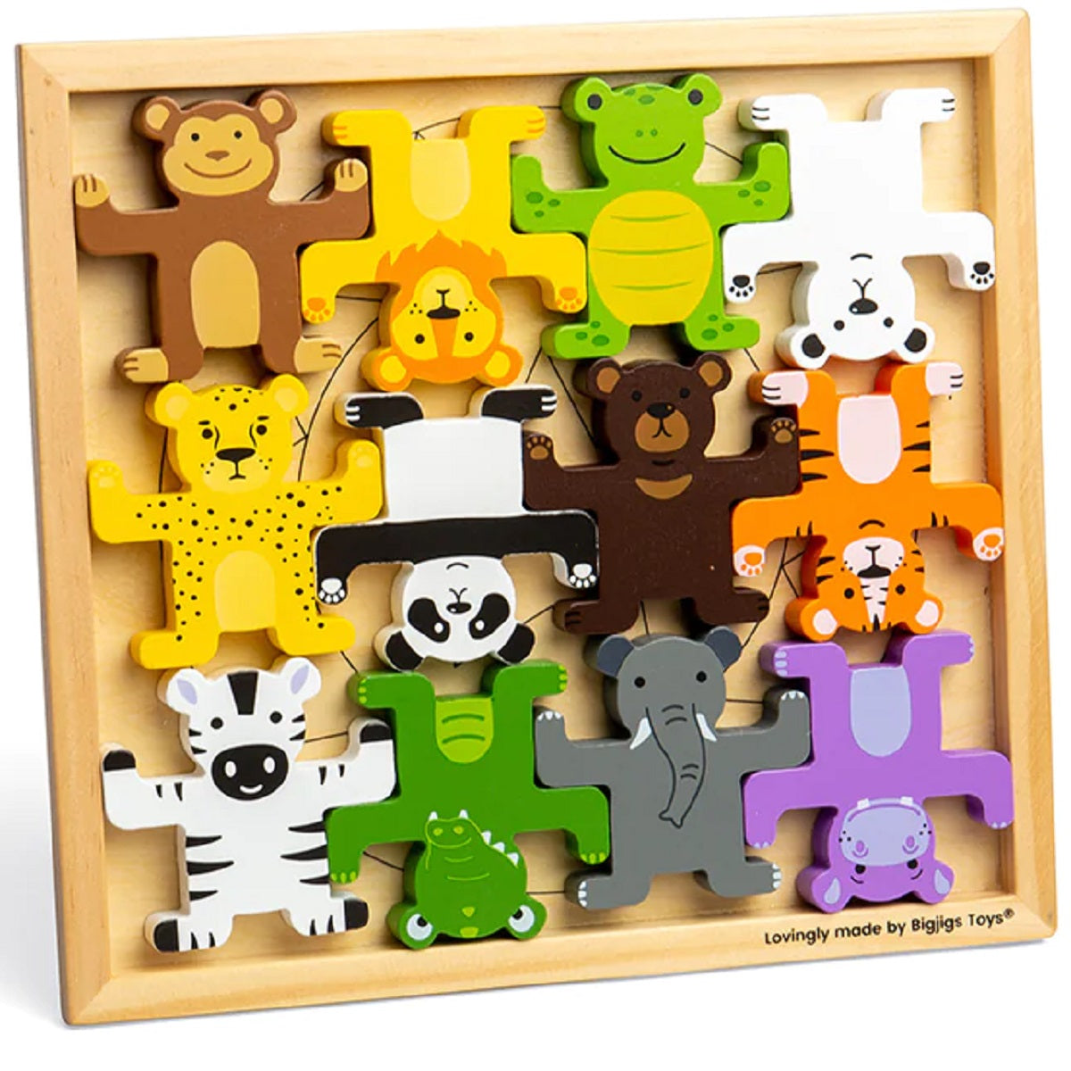 Wild Wooden Stacker Game
