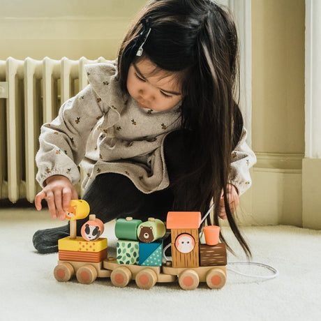 Woodland Animal Puzzle Train